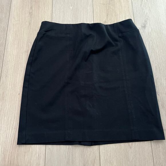 J. Jill Women’s Black Ponte Pencil Skirt Sz Small - Picture 1 of 6